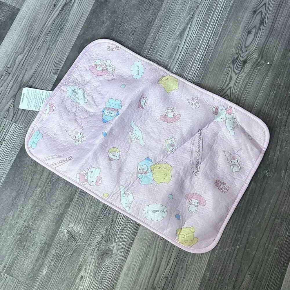sanrio and friends pink cooling mat